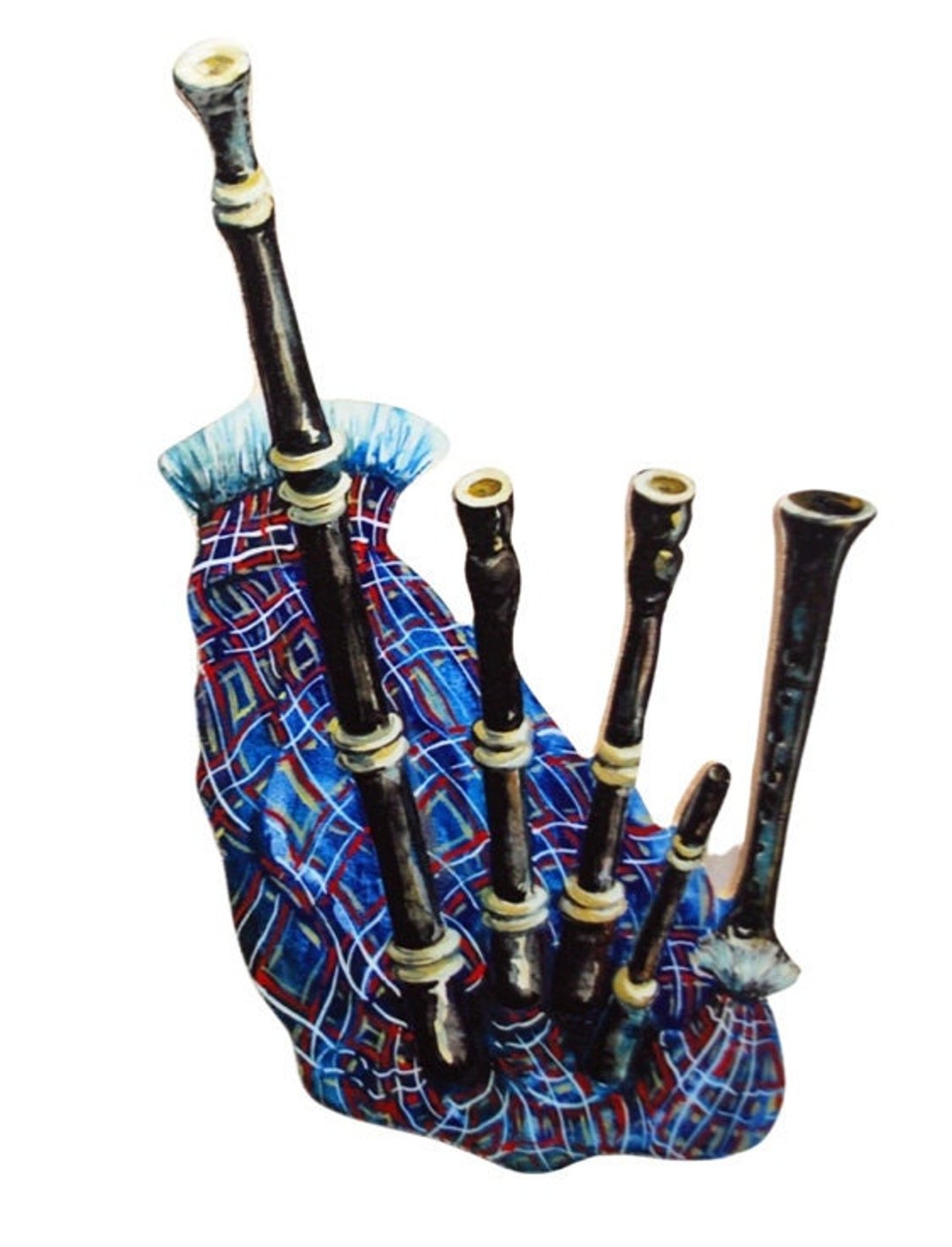Bagpipe Bagpipe Blue Bagpipes Scottish Gift