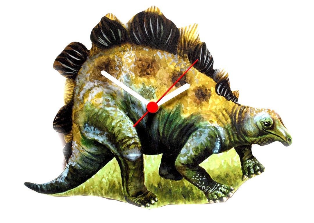 Stegosaurus Clock Dinosaur Clock Dinosaur Clocks Dinosaurs DN2C Etsy