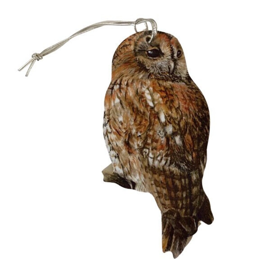 Tawny Owl Tree Decoration Tawny Owl Christmas Decoration Tawny Owls