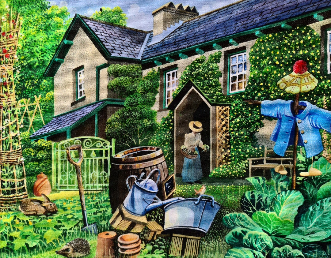 Beatrix Potter Hill Top Farm Mini Canvas Beatrix Potter House Beatrix