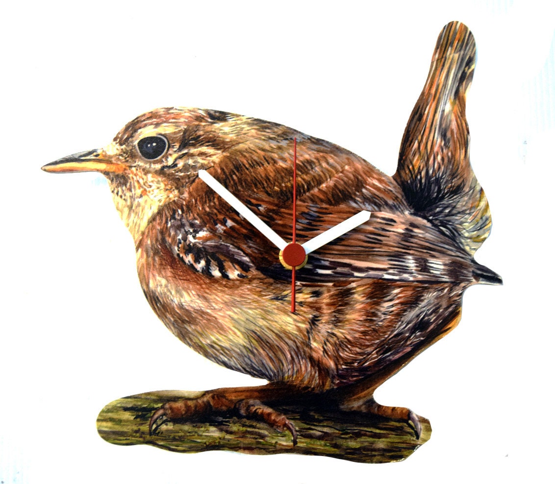 Wren Clock Wrens Jenny Wrens Jenny Wren Gift Wren Bird Etsy UK