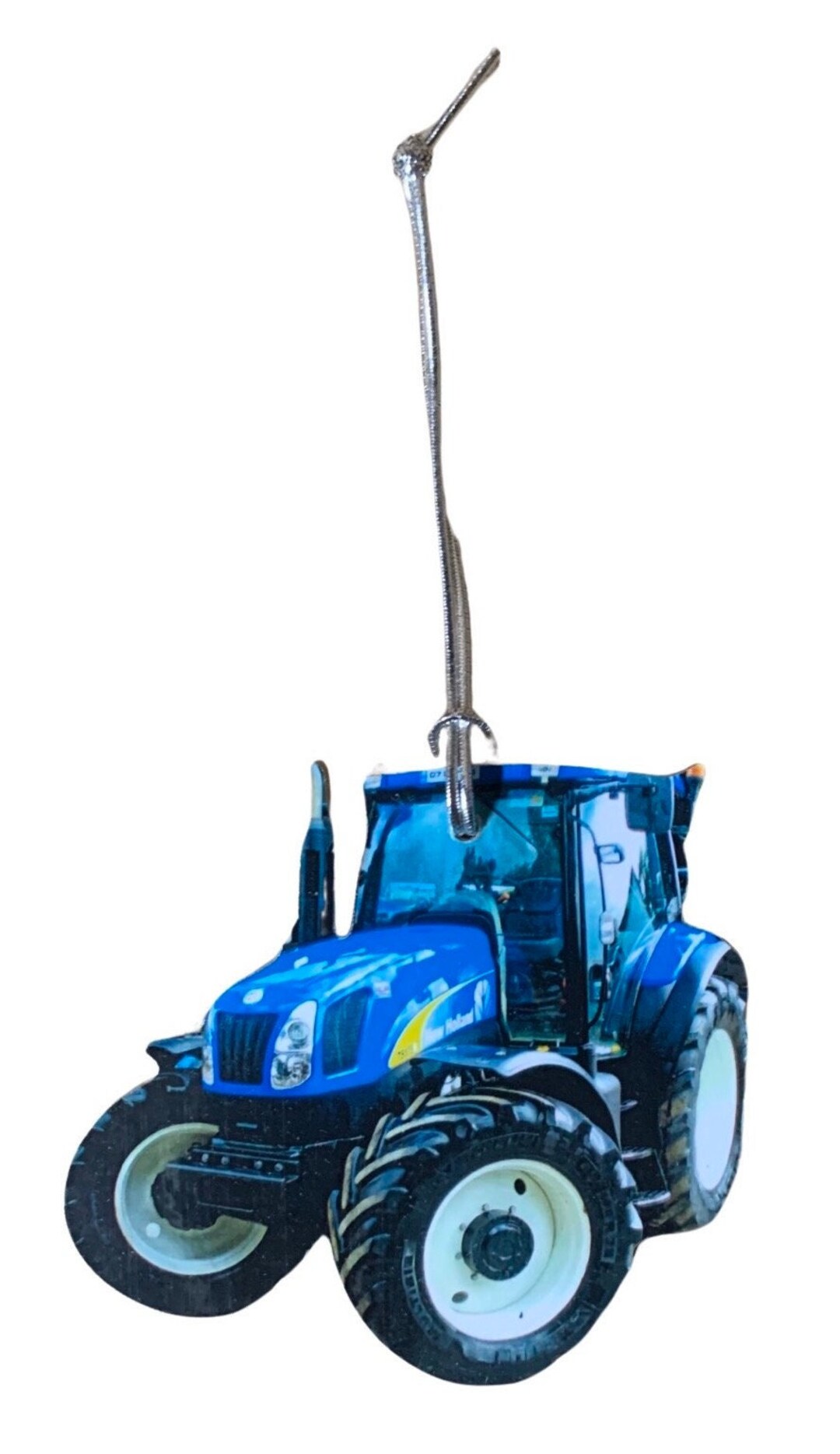 New Holland Tractor Christmas Tree Decoration Blue Tractor Etsy UK