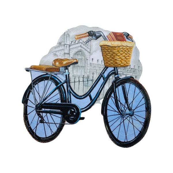 Bicycle Magnet - Antique Bicycle - Oxford University Cambridge University - Student Bike - Antique Bicycles MSB33-JM
