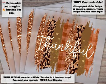 Womens Thanksgiving Transfer, Thankful Transfer, Thanksgiving Gift, Fall Transfer For Women, Cute Fall Transfer, Fall Gifts For Women