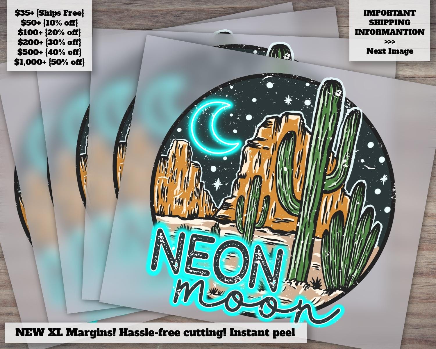 Neon Moon Shirt - Etsy