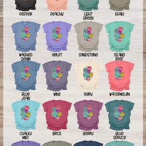 Trendy DTF Retro Smiley Faces Heat Transfers, Hot Peel Ready to Press, Cute Retro Prints, Smiley DTF Transfers image 5