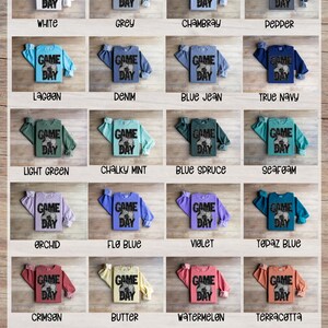 Soccer Game Day Heat Transfer, Faux Embroidery Sequins, Ready-to-Press Direct to Film, DTF, Ideal for Apparel Decoration image 6