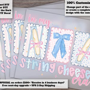 Funny Mom Life String Cheese Era Heat Transfer