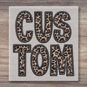 Faux Embroidery and Glitter DTF Transfer | Custom Sequin Patch Look Ready to Press Heat Transfer zdjęcie 6