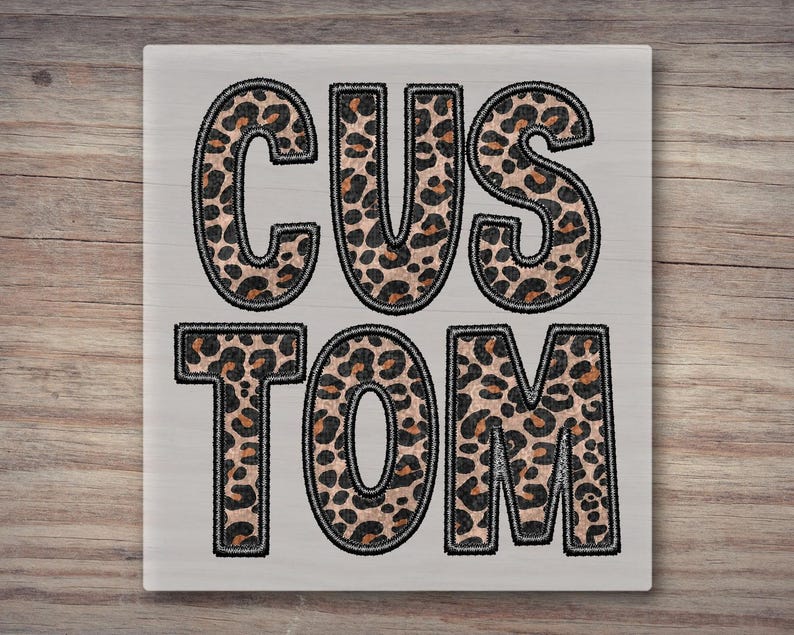 Faux Embroidery and Glitter DTF Transfer | Custom Sequin Patch Look Ready to Press Heat Transfer zdjęcie 6