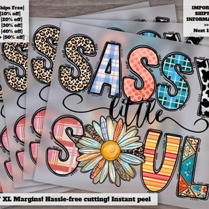 Custom DTF Prints: Western, Sunflower, Leopard Designs | Ready to Press Sublimation and Screen Print Transfers