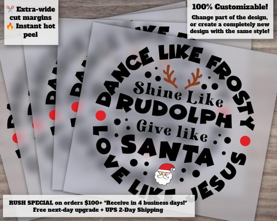 Frosty Dance Christmas DTF, Funny Holiday Shirt Design, Love Like Jesus DTF, Ready for Heat Transfer, DTF Christmas Festivities