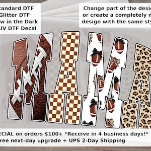 Fall Mama DTF Transfer - Faux Patchwork Floral Thanksgiving Mom Ready to Press Heat Transfer for T-Shirts and Sweatshirts