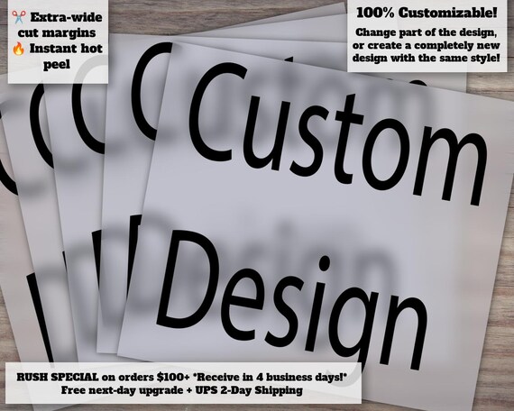 Full Color Dtf Prints, Custom Transfers, Dtf Transfers, Custom Full Color, Custom Dtf Print, Gang Sheet, Ready to press