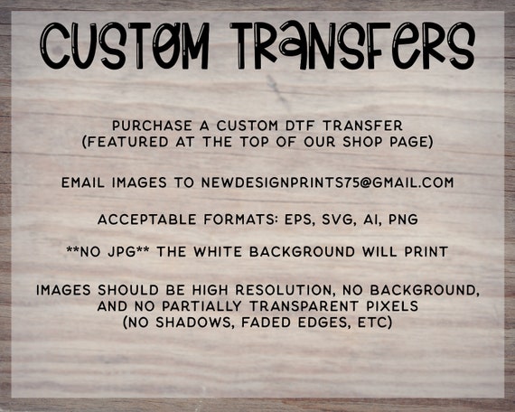 Thanksgiving Design Custom Graphic Iron On Transfer