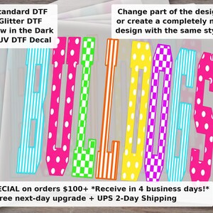 Custom Mascot | Bulldogs , Colorful Varsity Mascot Shirt Design, School Spirit , Game Day File DTF Transfer Ready to Press