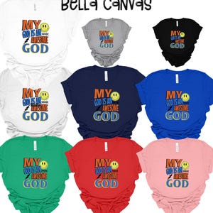 Awesome God Ready to Press DTF Transfer | Trendy Faith Kids Jesus Bible Verse Heat Transfer image 5