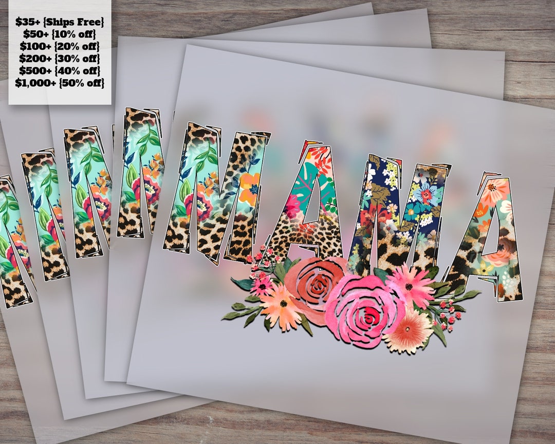 Mama Leopard DTF Ready to Press Print: Custom Western Design ...