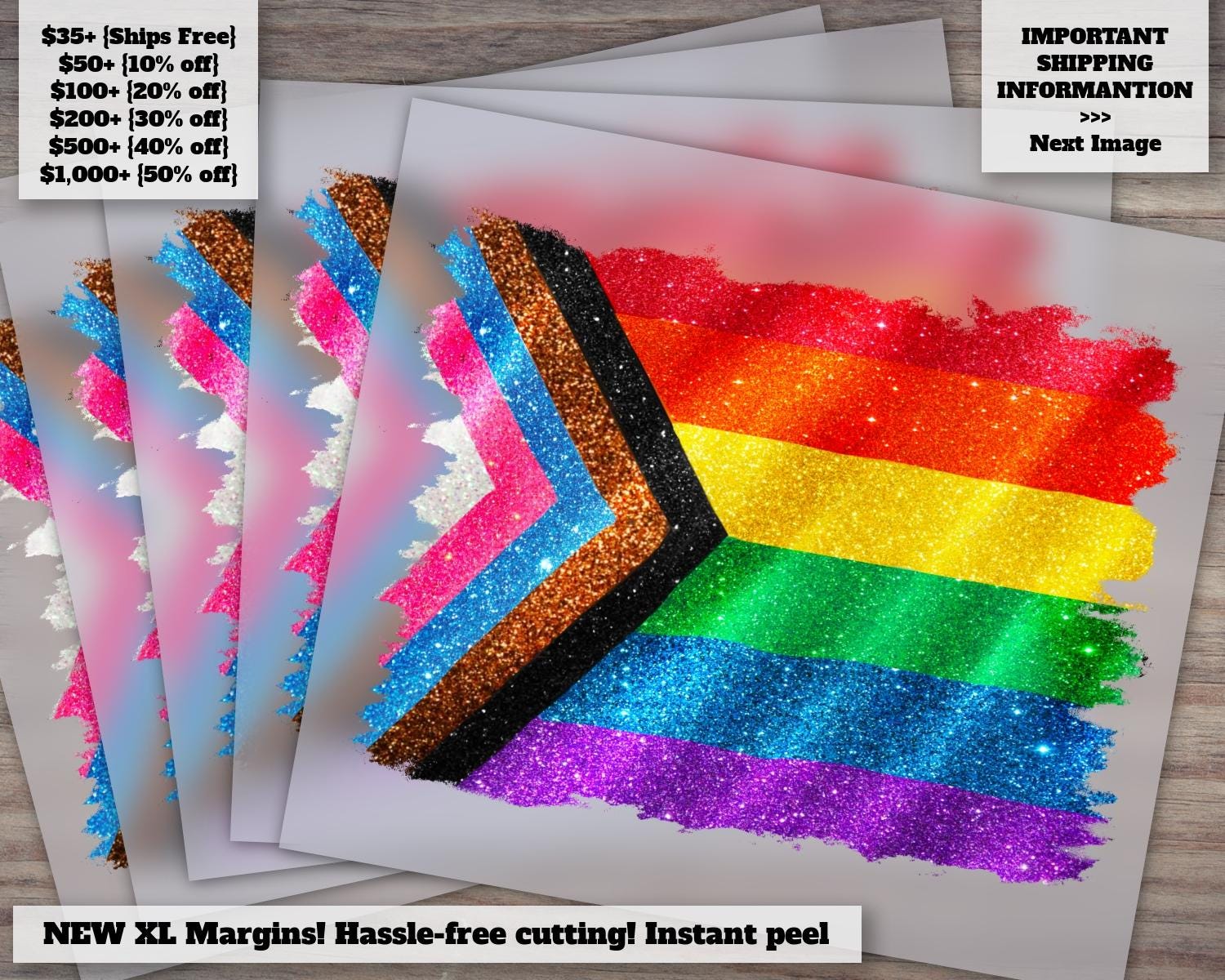 LGBTQ+ Pride Flag Design, Love is Love Print, Ready to Press, Heat Transfer, DTF for Etsy Shop