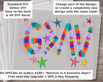 God Is Greater Than the Highs and Lows DTF Transfer - Christian Faith Rainbow Ready to Press