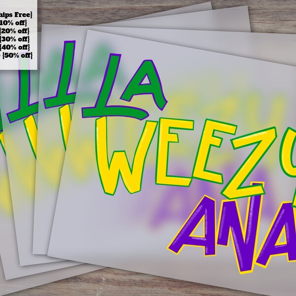 La Weezy Ana Louisiana Heat Transfer: Ready-to-Press DTF, SEO Optimized for Etsy Shops