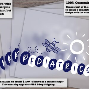 Pediatric Nurse Design | Ready-to-Press Heat Transfer | DTF | Perfect for Sublimation Projects image 1