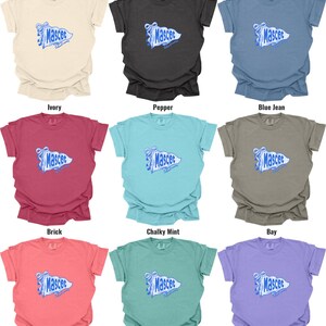 Custom Mascot Gingham Banner DTF Transfer | Coquette School Spirit Varsity Ready to Press image 3