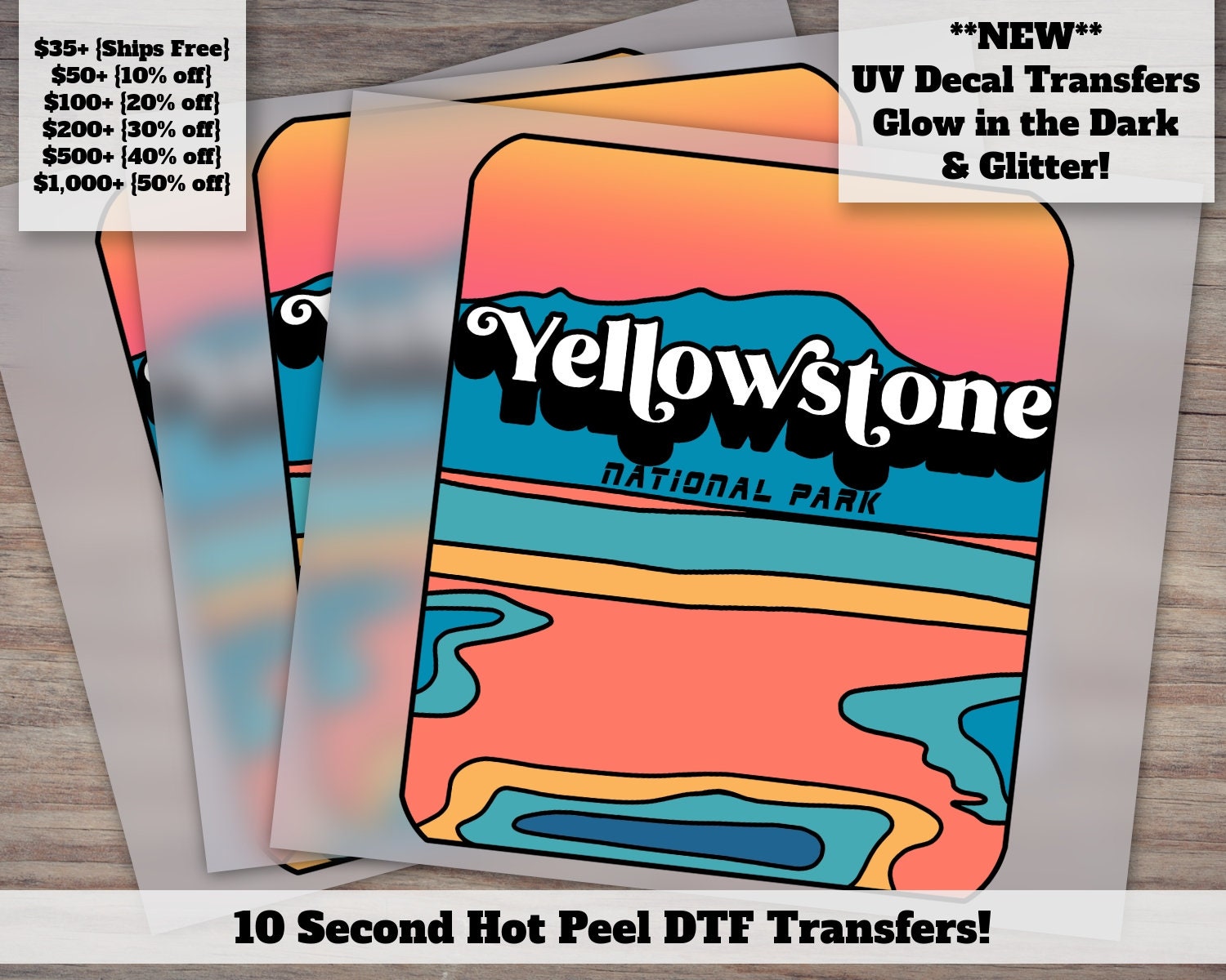 Ready To Press, Sublimation Transfers, Sublimation, Transfer Ready To  Press, Yellowstone Heat Transfer Design, RIP, Train Station Design