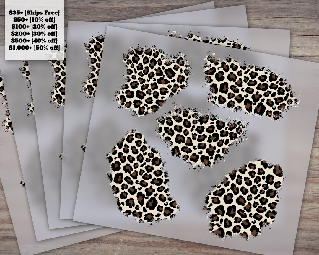 Leopard Print Patches Dtf, Leopard Patches, Boho Mama Mini Matching ...