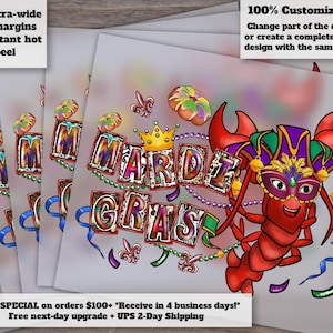 Custom DTF Prints and Transfers for Mardi Gras, Valentine's, and Christmas: Ready to Press and Love!