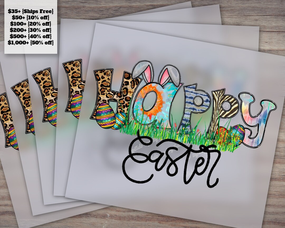 Easter Bunny Heat Transfer Design, DTF Glitter Watercolor, Readytopress Tie Dye Rabbit, Easter