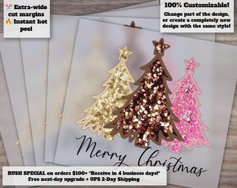Winter Glitter Designs, Ideal for Heat Transfer, DTF, Always Cold Print, Funny Winter Apparel Graphics, Ready to Press