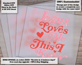 Retro Love Like Jesus DTF Transfer - Coquette Heart Bow Valentine Ready to Press Iron On Transfer for Shirts