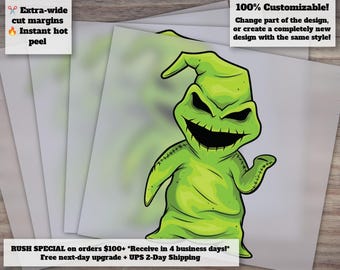 Halloween, Sublimate, Digital Transfer Dtf, Ready To Press Transfer, Halloween Transfer, Nightmare, Print, Digital Transfer Print, Boogie