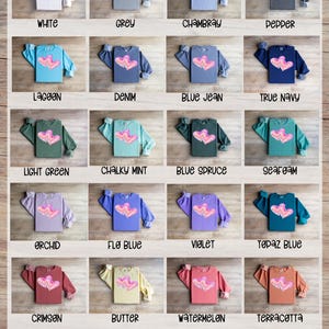 Watercolor Love and Colorful Hearts Design - Ready to Press, Heat Transfer, DTF - Trends for Etsy Shop zdjęcie 6