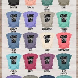 Soccer Game Day Heat Transfer, Faux Embroidery Sequins, Ready-to-Press Direct to Film, DTF, Ideal for Apparel Decoration image 5