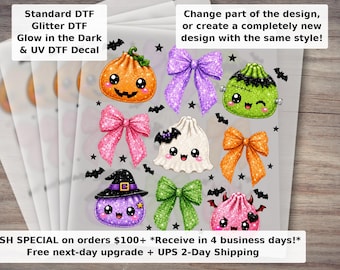 Halloween Dumpling DTF Transfer - Cute Squishy Halloween Iron On Transfer Ready to Press