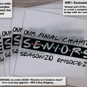 Senior 2026 Heat Transfer Our Final Chapter Graduation DTF Ready To Press