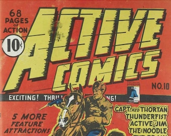 28 Hefte Active Comics, Seltener Comic, Vintage Comic, Tolle Sammlung, Sofort Digital Download