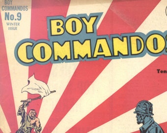 Boy Commandos, Cómics raros, Cómics clásicos, Libros clásicos para niños, DESCARGA DIGITAL