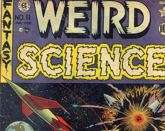 21 Issues Weird Science, Rare Comics , Classic Vintage Comic Books, Adult and Children Book, Digital Download