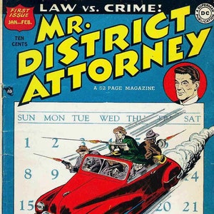 67 Issues Mr. District Attorney Digital Comic Collection Complete 67, Vintage Comics, Rare Comics, IMMEDIATE DOWNLOAD image 1