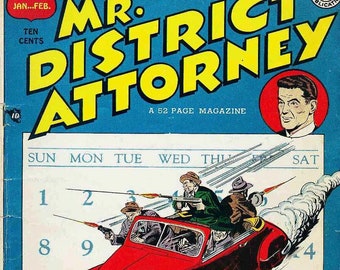 67 Issues Mr. District Attorney Digital Comic Collection - Complete 67, Vintage Comics, Rare Comics, IMMEDIATE DOWNLOAD