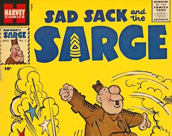 301 Sad Sack Comics, Classic Collection,  Vintage Comics, Immediate Digital Download