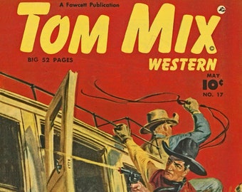 Completa Tom Mix Western Comics Run di 61 numeri - Download istantaneo - Avventure da cowboy - Fumetti vintage - include lettori di fumetti!"
