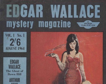 34 Números Vintage Edgar Wallace Mystery Magazine Collection - Classic Detective Mysteries Descarga inmediata