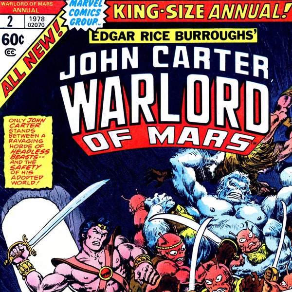 John Carter Warlord of Mars Complete Set - Issues 1-28 + 3 Annuals, Full Digital Collection, Instant Download