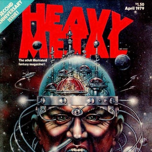 375 numéros du magazine Heavy Metal Science-fiction, bandes dessinées rares, bandes dessinées vintage, grande collection, téléchargement numérique image 1