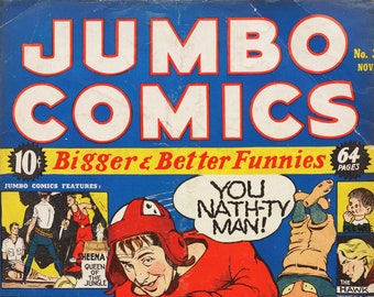 Jumbo Comics 167 Issues, Full Run, Classic Collection, Great Collection, Vintage Comics, Digital Download