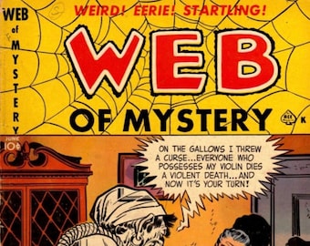 Web of Mystery Full Run, Rare Comics, Classic Comics, Classic Book Kids, DIGITAL DOWNLOAD